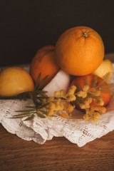 conjunto de frutas saludables para dieta 
