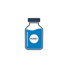Honey Jar Icon. Editable Vector EPS Symbol Illustration.