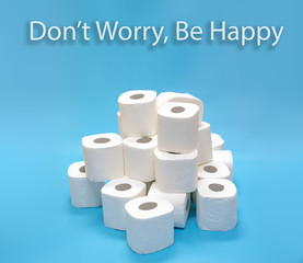 toilet paper supplies for the coronavirus pandemic covid- 19