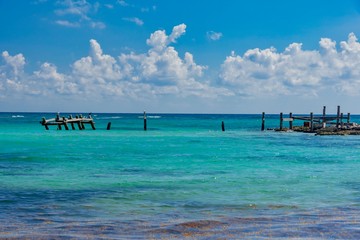 Caribbean colors in Mexico's Yucatan Peninsula