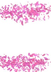Naklejka na ściany i meble pink rose petals