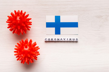Abstract virus strain model of 2019-nCoV middle East respiratory syndrome coronavirus or...