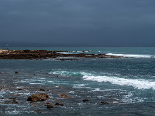 Fototapeta na wymiar Mossel Bay South Africa with the nature rocks 