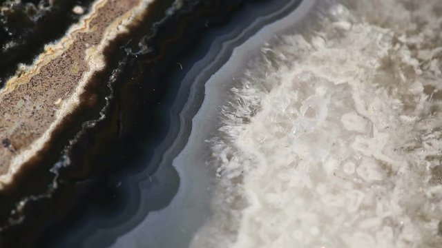 video with grey agate rotation