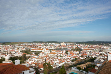Fototapeta na wymiar View of Estremoz city from castle in Alentejo, Portugal