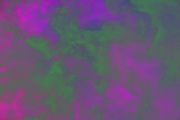 Cute heavy mystical clouds of smoke colorful background or texture - 3D illustration of smoke