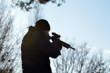 Unformal shooting range near Kiev. Former Soviet military base.Kiev Region, Ukraine