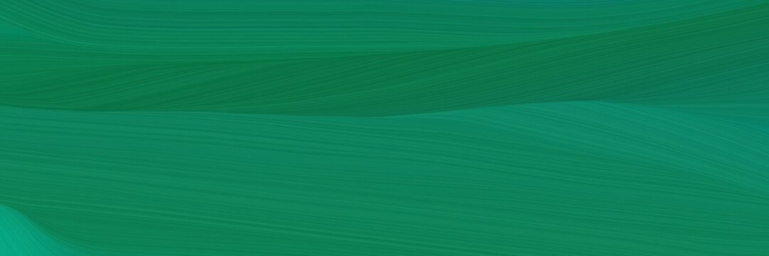 elegant decorative horizontal banner with teal green, teal and sea green colors. graphic with space for text or image. can be used as header or banner