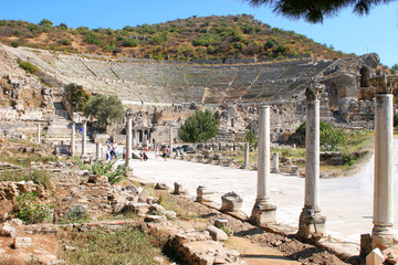 ruiny teatru w Efezie