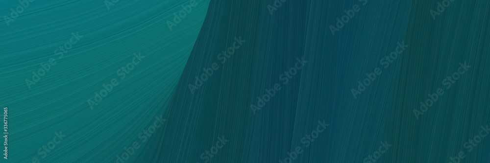 Aufkleber elegant colorful banner design with dark slate gray, teal and teal green colors. graphic with space 