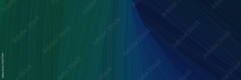 Poster elegant dynamic banner with very dark blue, midnight blue and dark slate gray colors. graphic with s
