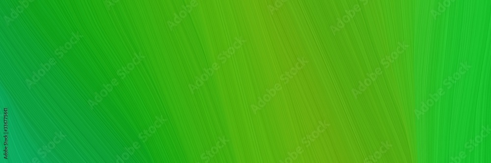 Poster elegant artistic horizontal header with forest green, dark green and sea green colors. graphic with space for text or image. can be used as header or banner