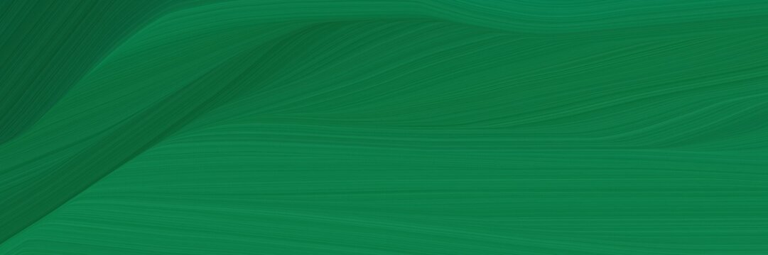 elegant moving banner with teal green, sea green and green colors. graphic with space for text or image. can be used as header or banner