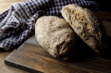 Still Life with Homemade Whole Wheat Bread