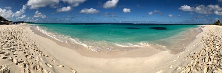 panoramic Caribbean island Anguilla