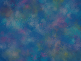 Abstract Fresco & Watercolor Backgrounds inspired by Pantone 2020 Color of the Year: Classic Blue