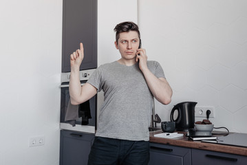 man asks not to interfere with his work remotely at home