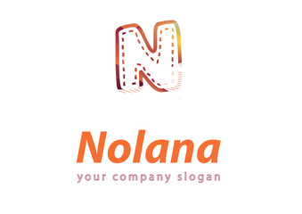 letter N logo Template for your company