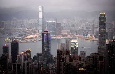 Victoria Peak. Hong Kong. China. 