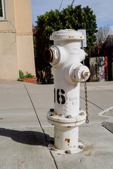 Water outlet for firefighters in the middle of street in San Francisco