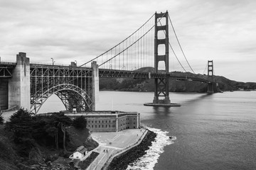 San Francisco Golden Gate Red Bridge