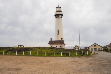 Lighthouse of the Point of the Dove of the California coast