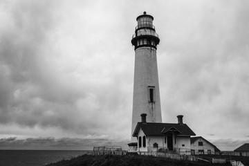 Lighthouse of the Point of the Dove of the California coast