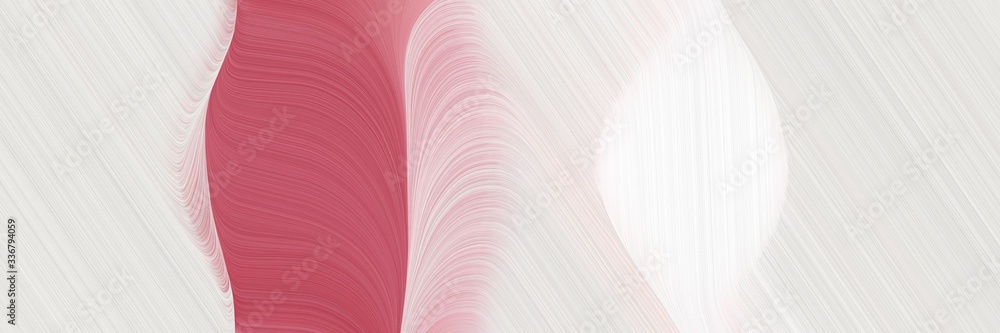 Leinwandbilder modern flowing horizontal banner with linen, indian red and pastel violet colors. graphic with space