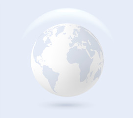 Coronavirus disease COVID-19 infection medical isolated. China pathogen respiratory influenza covid virus cells. vector illustration. Map of the spread of the virus around the planet