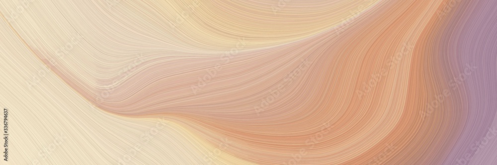 Fototapete modern colorful designed horizontal header with tan, rosy brown and wheat colors. graphic with space
