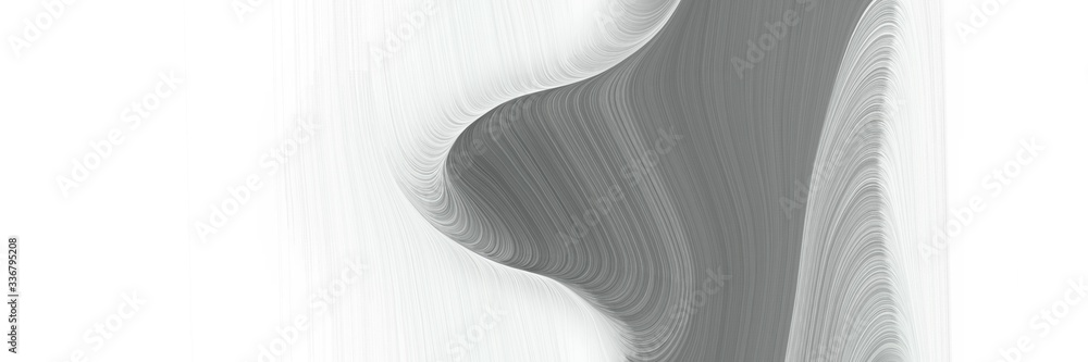 Poster modern flowing horizontal banner with lavender, dim gray and gray gray colors. graphic with space for text or image. can be used as header or banner
