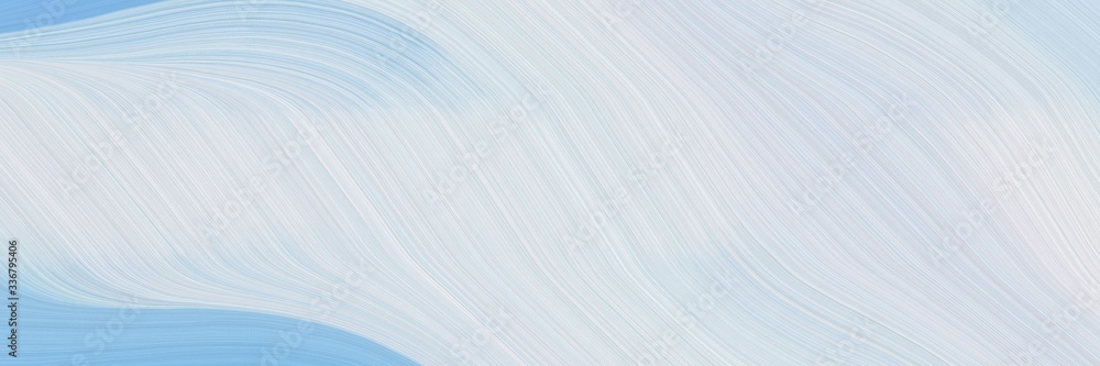 Fototapete modern dynamic header with light gray, sky blue and white smoke colors. graphic with space for text 