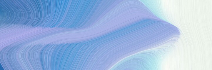 Fototapeta premium modern designed horizontal banner with light steel blue, light pastel purple and white smoke colors. graphic with space for text or image. can be used as header or banner
