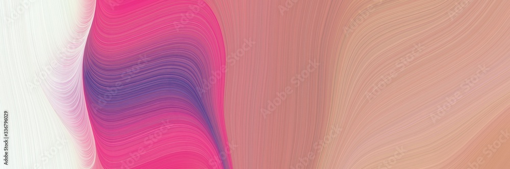 Fototapete modern designed horizontal banner with rosy brown, mulberry  and linen colors. graphic with space for text or image. can be used as header or banner