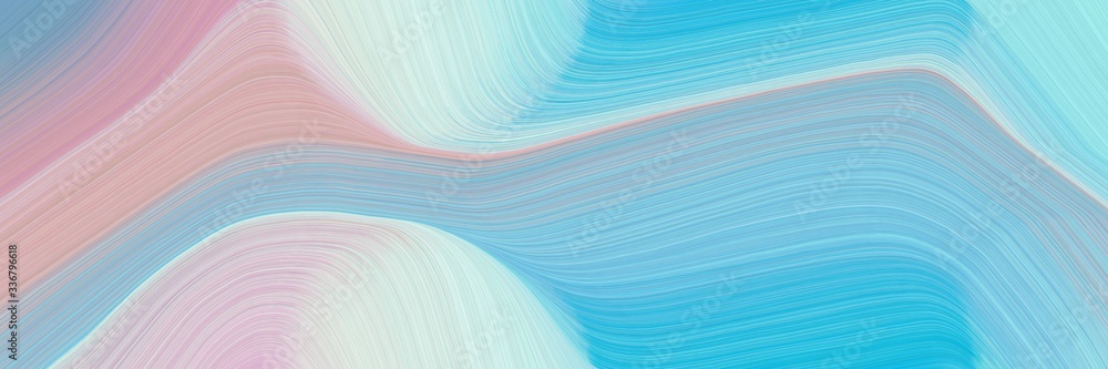 Poster modern colorful designed horizontal header with pastel blue, sky blue and light gray colors. graphic with space for text or image. can be used as header or banner