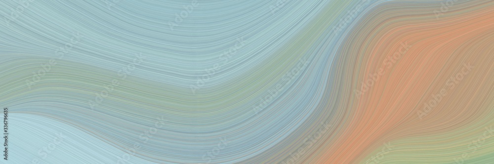 Poster modern flowing header design with dark gray, rosy brown and dark salmon colors. graphic with space for text or image. can be used as header or banner