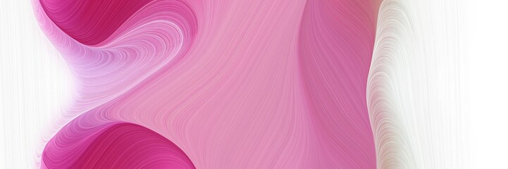 Obraz premium modern decorative horizontal header with pastel violet, white smoke and moderate pink colors. graphic with space for text or image. can be used as header or banner