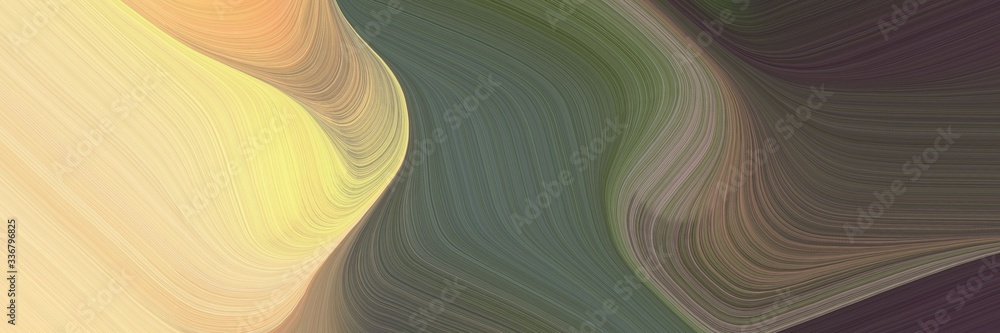 Poster modern colorful horizontal header with dark olive green, khaki and dark khaki colors. graphic with space for text or image. can be used as header or banner