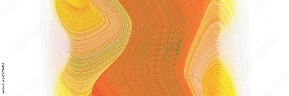Aufkleber modern surreal header design with peru, antique white and khaki colors. graphic with space for text or image. can be used as header or banner
