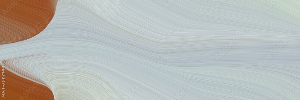 Poster modern colorful designed horizontal header with silver, sienna and rosy brown colors. graphic with space for text or image. can be used as header or banner