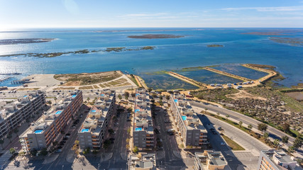 Fototapeta na wymiar Aerial view of Olhao, Algarve, Portugal.
