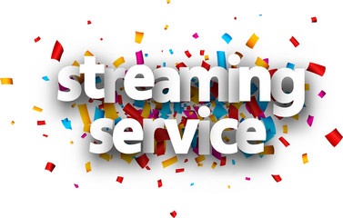 Streaming service sign in two lines.