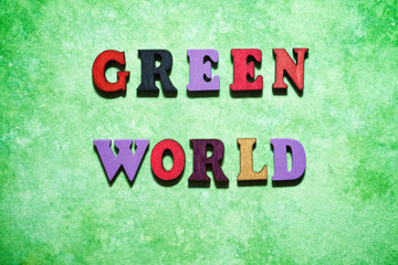Green world text