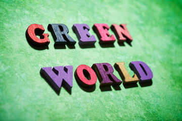Green world text