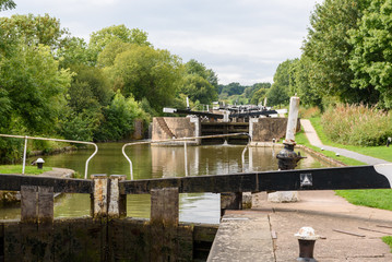 Hatton locks on the Grand Union Canal