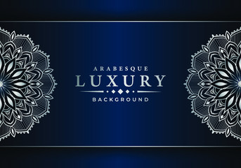 Luxury mandala background with golden arabesque pattern, 
Ornamental Background . Wedding card, Cover.