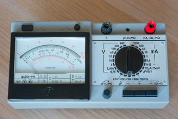 An old Soviet measuring device. 
