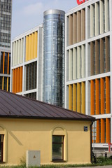 Fototapeta premium modern building with blue sky