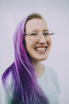 Braces Self Shot Teenage Geek Girls Braces Self Shot Teenage Geek Girls