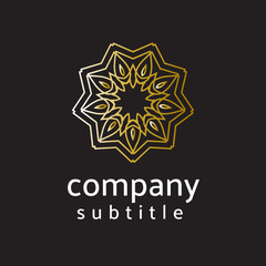 ornament gold logo